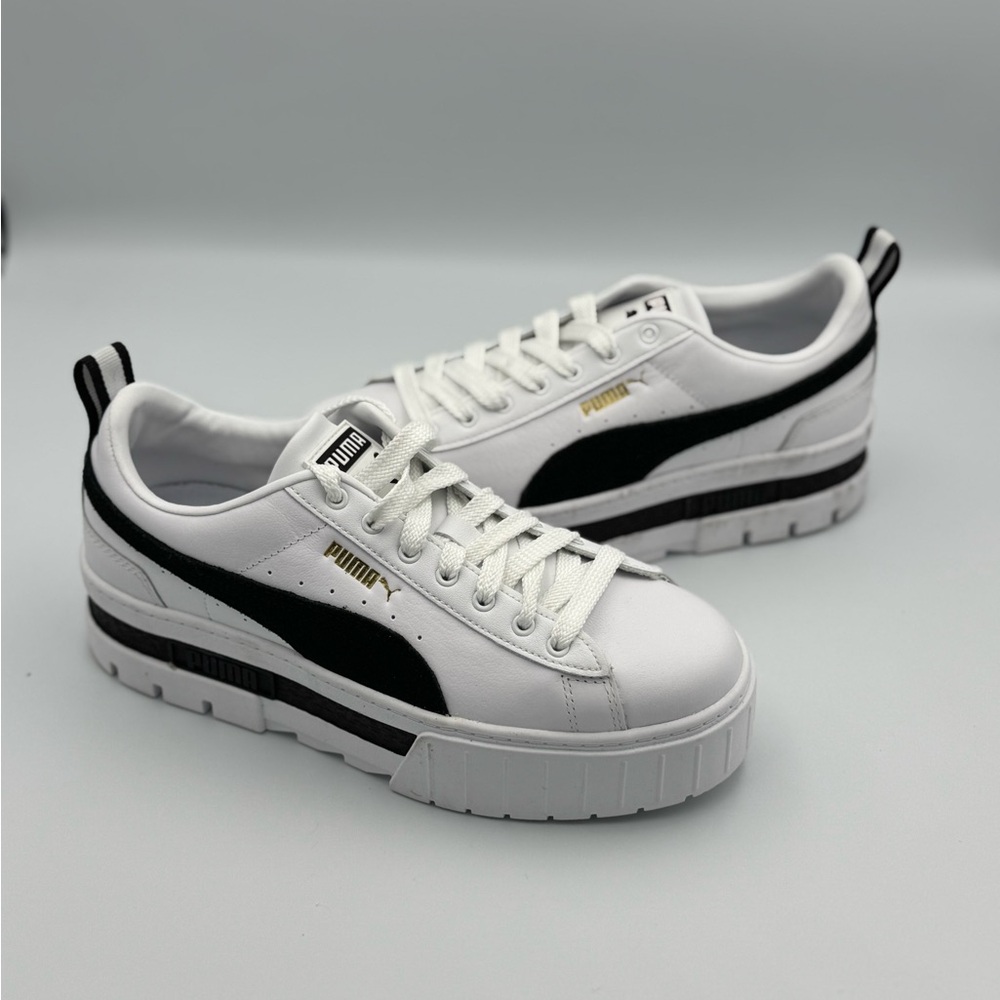 Puma Mayze Lth Women’s platform sneakers Size 8.5
